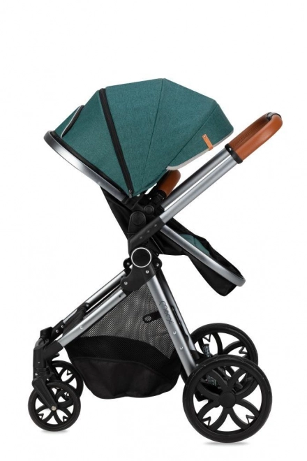 Versatile Green Baby Stroller 2-in-1 MoMi LIMURU