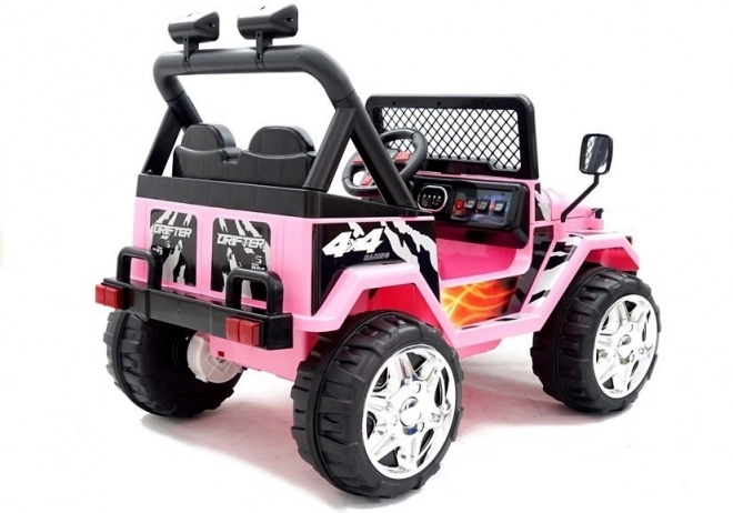 Pink Battery-Powered Car for Kids