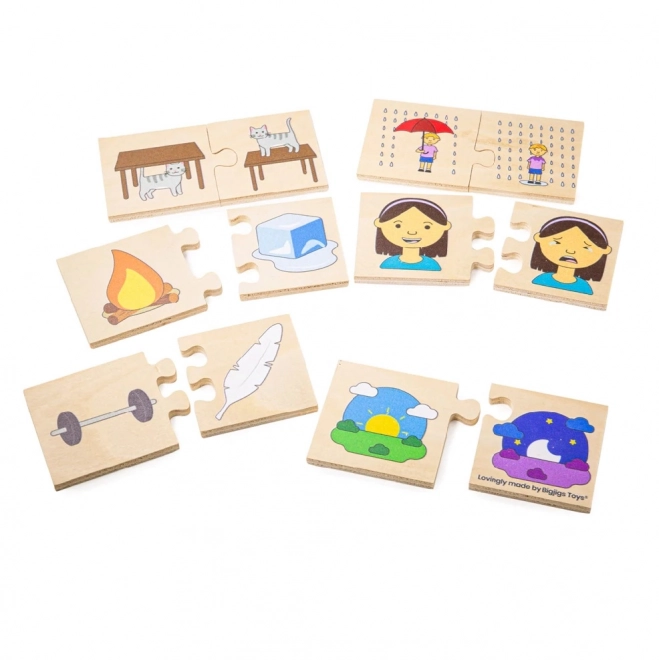 Bigjigs Toys Educational Puzzle Opposites