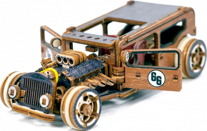 Wooden City 3D Puzzle Hot Rod Limited Edition