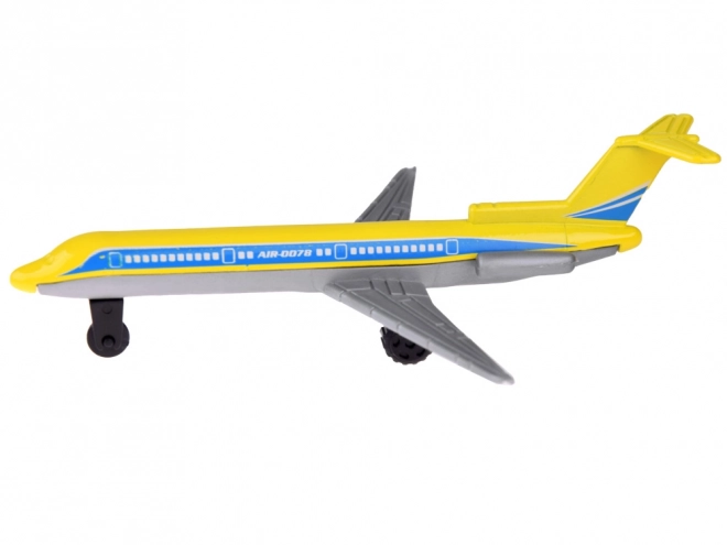 Passenger Airplane Metal Toy Set