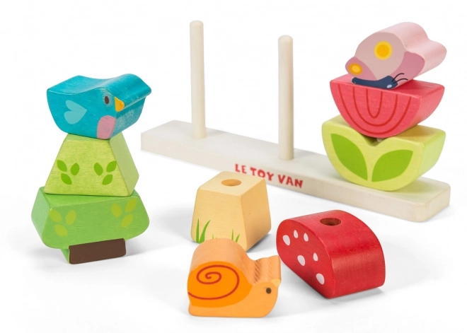 Le Toy Van Petilou Stacking Garden Blocks