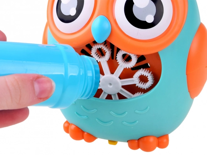 Bubble Machine Owl – blue