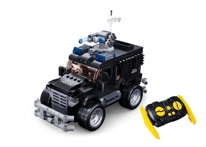 Sluban police off-road Tiger vehicle with remote control