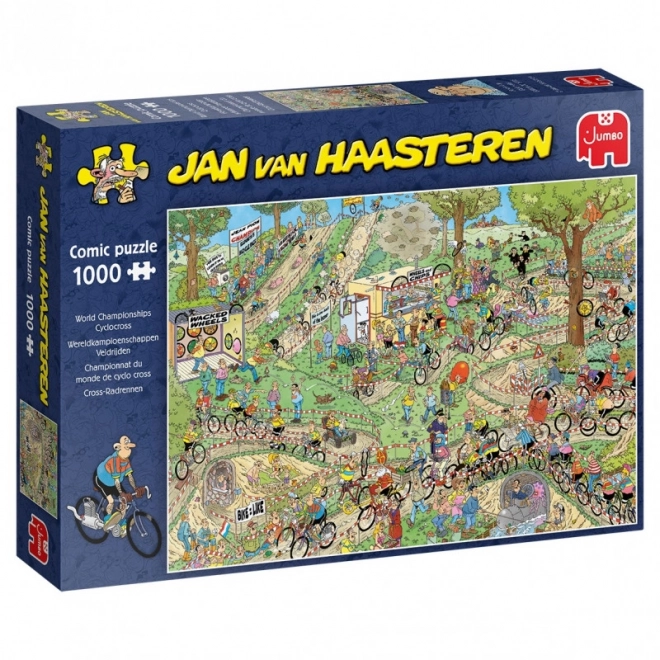 World Championship Cyclocross Puzzle 1000 Pieces by Jan Van Haasteren