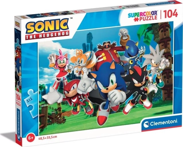 Sonic Hedgehog Puzzle 104 Pieces