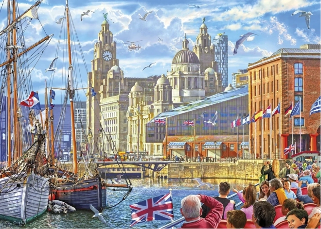 Gibsons Albert Dock Liverpool 1000 Piece Puzzle