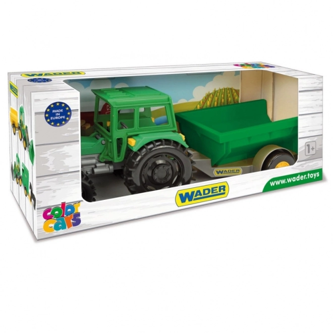 Farmer Tractor with Trailer in Box