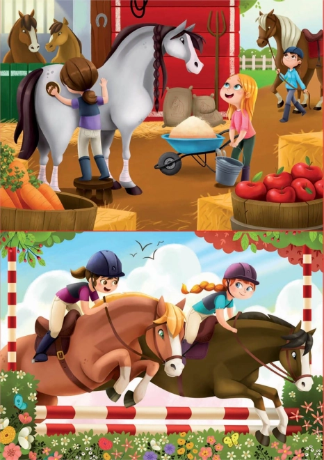 Educa Caring for Horses Puzzle Set