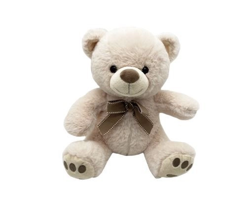 Plush Teddy Bear with Bow