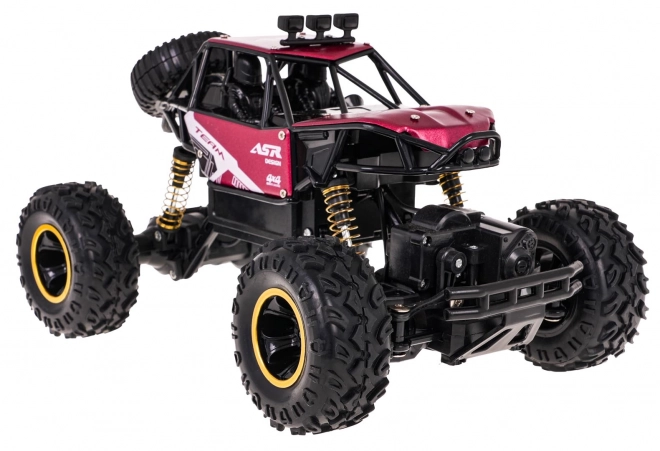 Red Rc Monster Rock Crawler 1:16