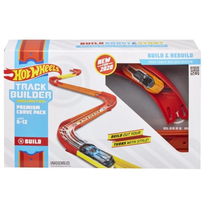 Set Costruzioni Hot Wheels Pista con Curve