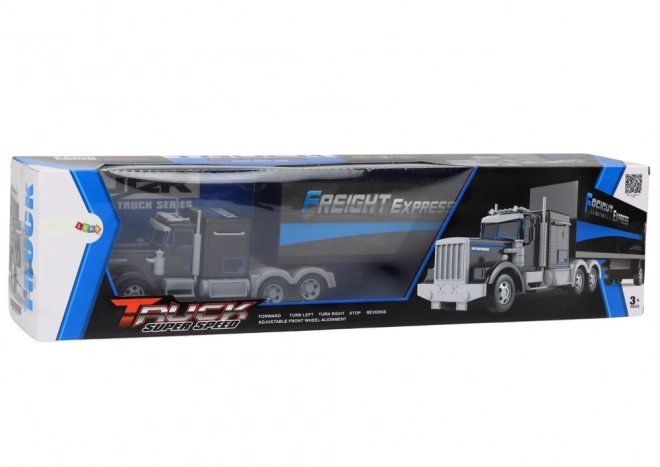 Remote Control Truck with Lights - Blue