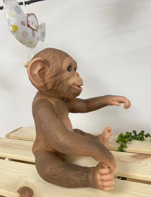 Realistic baby monkey doll with full vinyl body