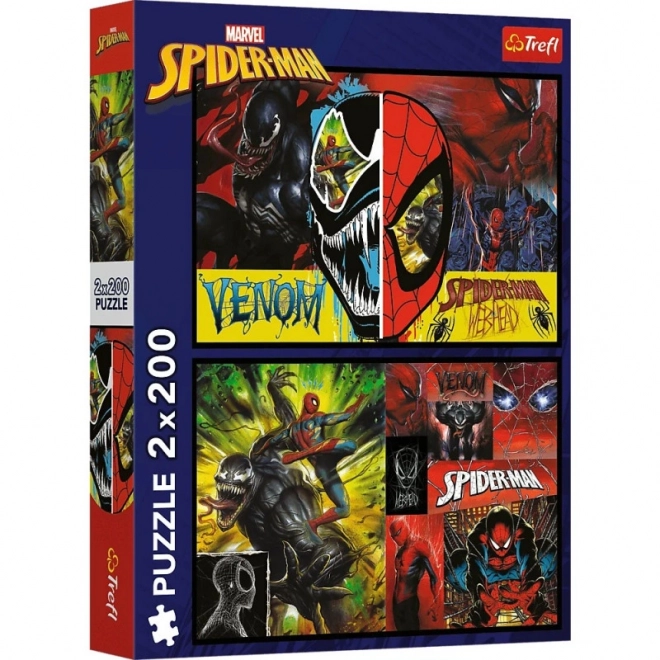 Marvel Day and Night Spiderman Puzzle Set