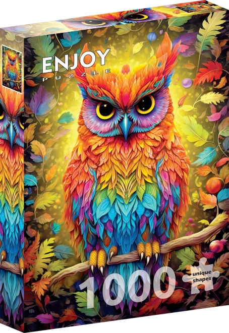 Enjoy autumn owl puzzle 1000 pieces