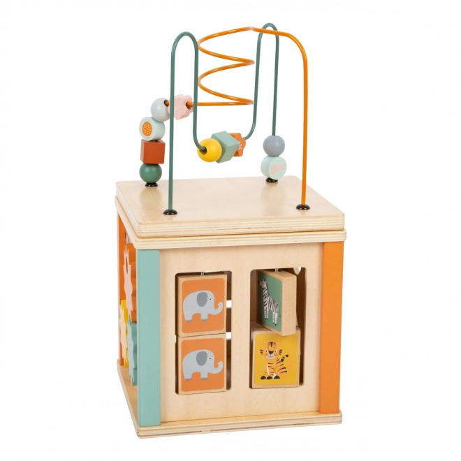 Small Foot Safari Activity Cube