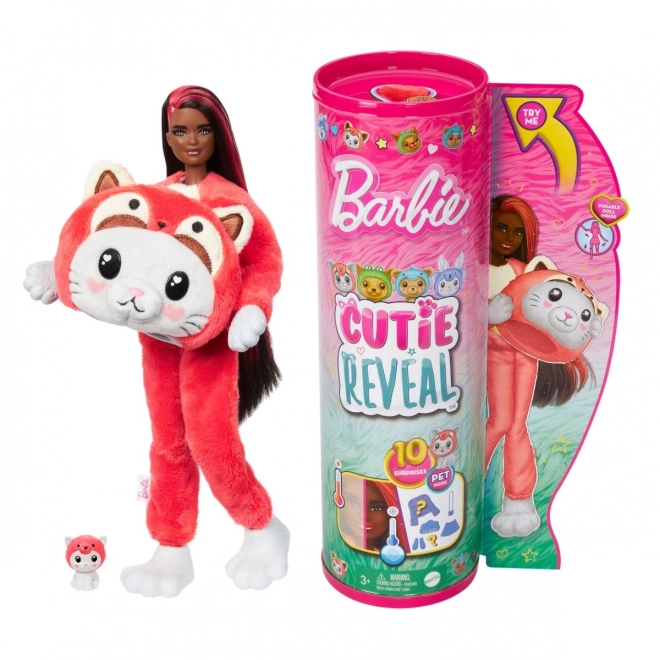 Barbie Cutie Reveal - Red Panda Costume Doll