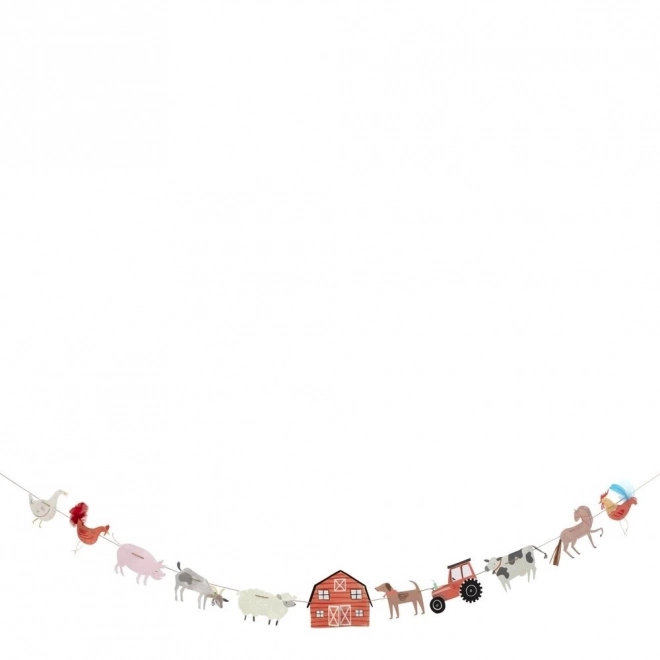 Decorative Farm Animal Garland by Meri Meri