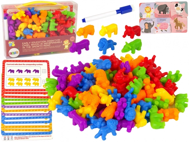 Educational Toy Animal Learning Task Cards Sorter