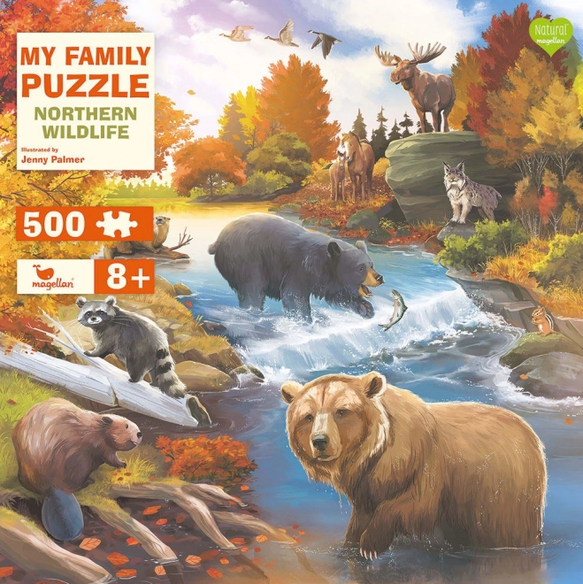 Magellan Family Puzzle Northern Wildlife 500 Pieces