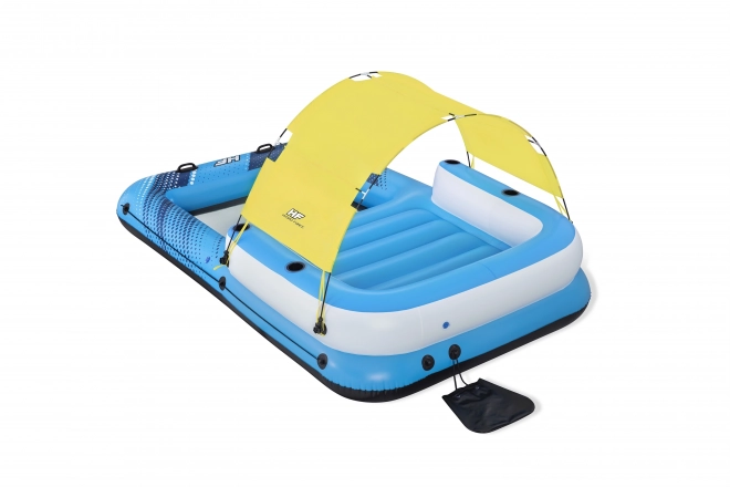 Inflatable Floating Island 4-Person with Sunshade