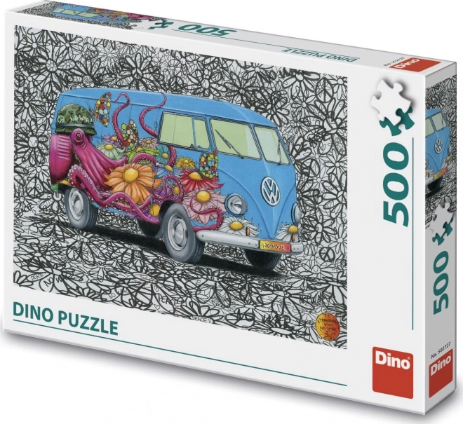 Hippies VW Puzzle by DINO - 500 Pieces