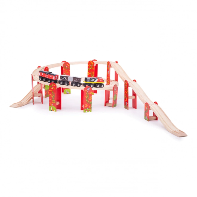 Bigjigs Rail Multi-Level Track Set