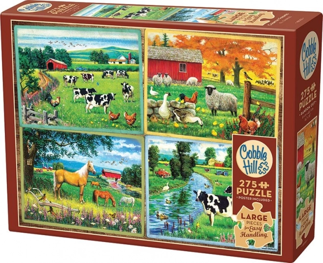 Cobble Hill Country Friends XL Jigsaw Puzzle