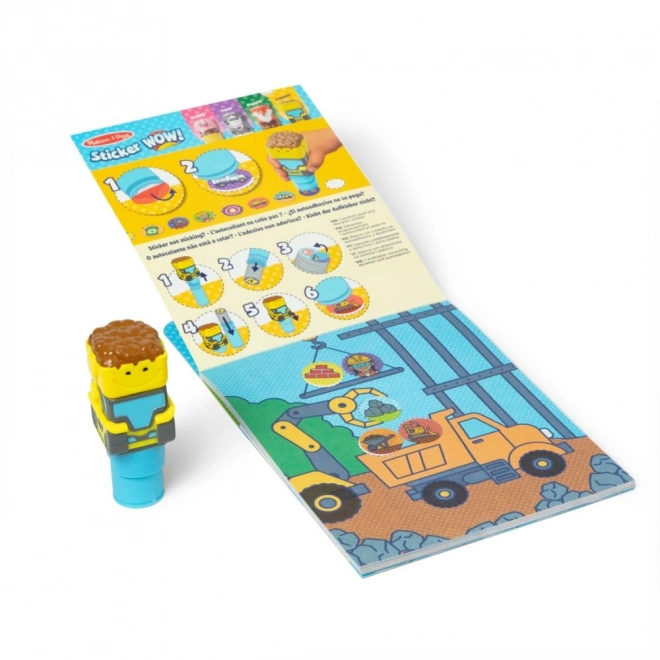 Sticker WOW Stamping Fun - Bulldozer