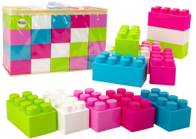 Large Construction Blocks with Colorful Stickers