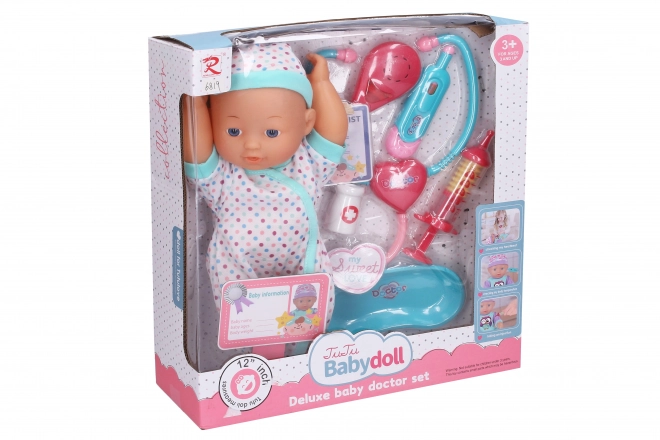 Interactive Baby Doll with Hospital Accessories