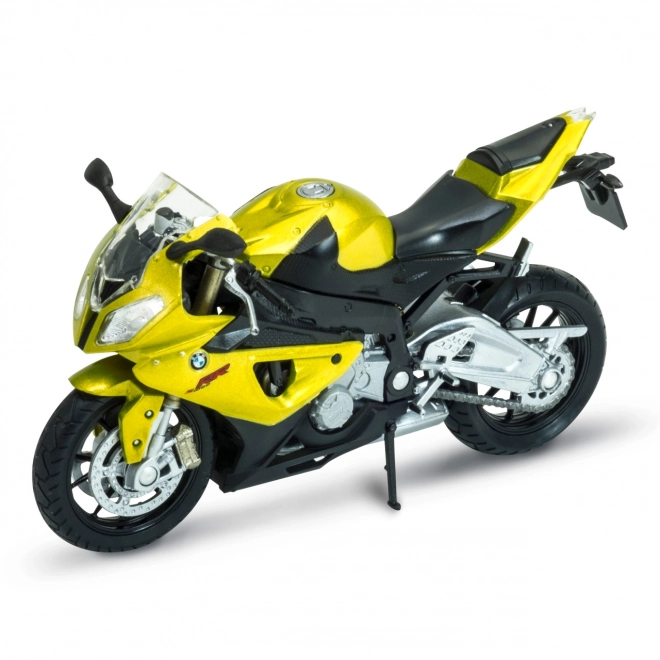 Welly BMW S1000RR Motorcycle Model 1:18 Golden