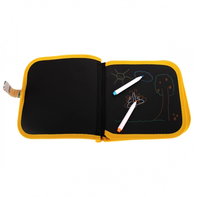 Portable Chalkboard Notebook in Bear Design