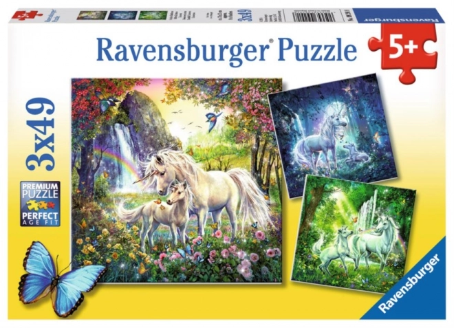 Enchanting Unicorns Puzzle Set by Ravensburger