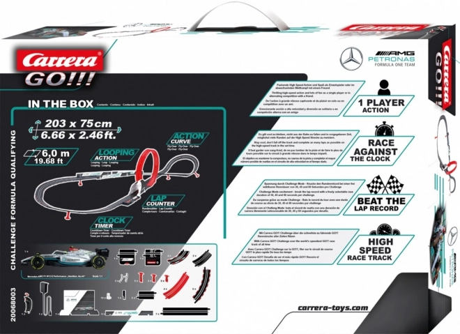 Carrera Go Formula Qualifying Challenger Mercedes Hamilton Set