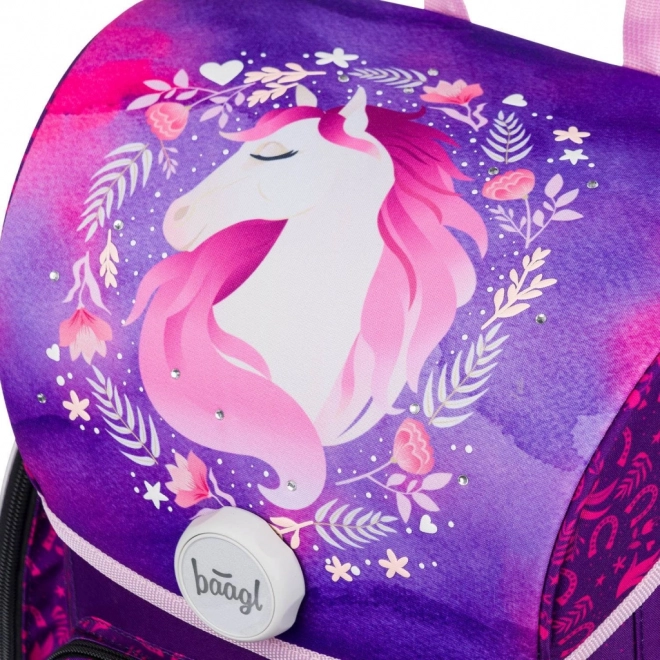 Baagl Ergo School Set with Horse Design