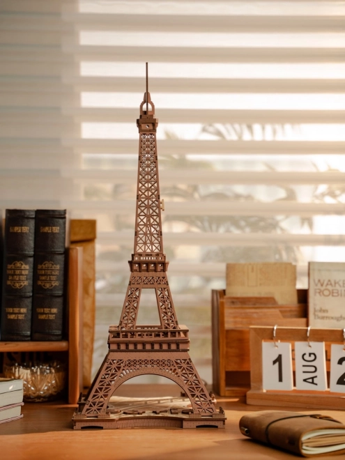 3D Wooden Puzzle of the Eiffel Tower by Rolife