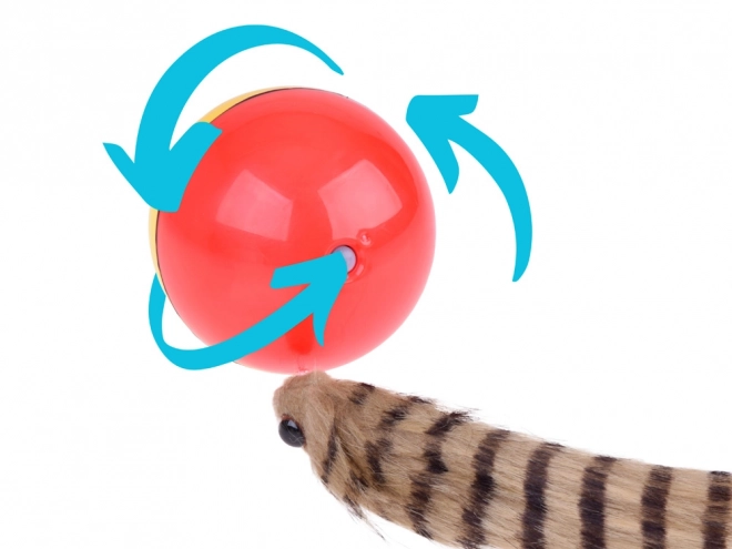 Chase Ball with Fluffy Tail - Ferret