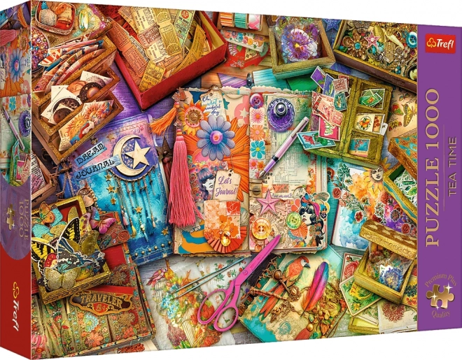 Trefl Premium Plus Tea Time Scrapbooking Puzzle