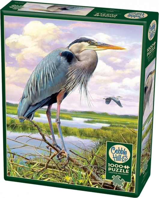 Heron 1000 Piece Jigsaw Puzzle by Cobble Hill