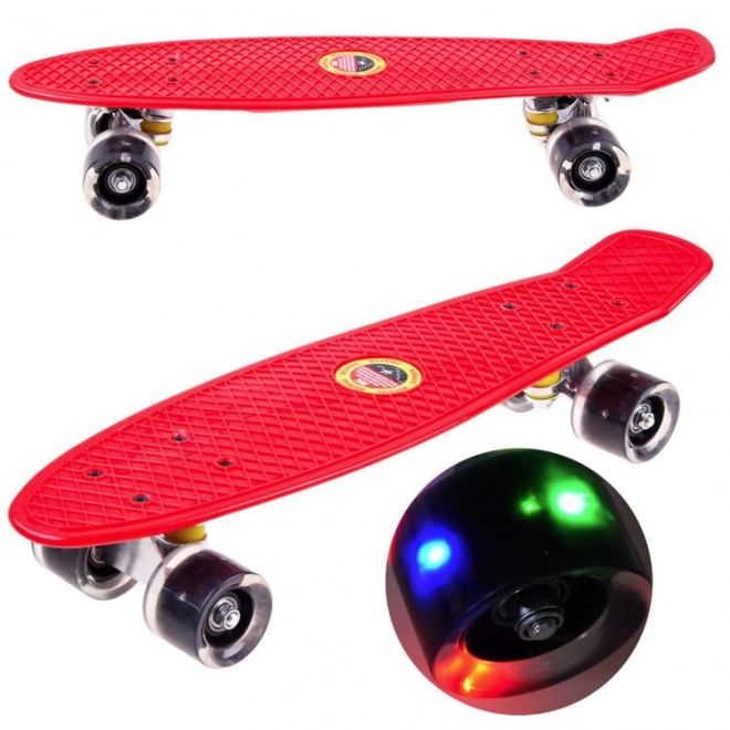 Skateboard With LED Wheels