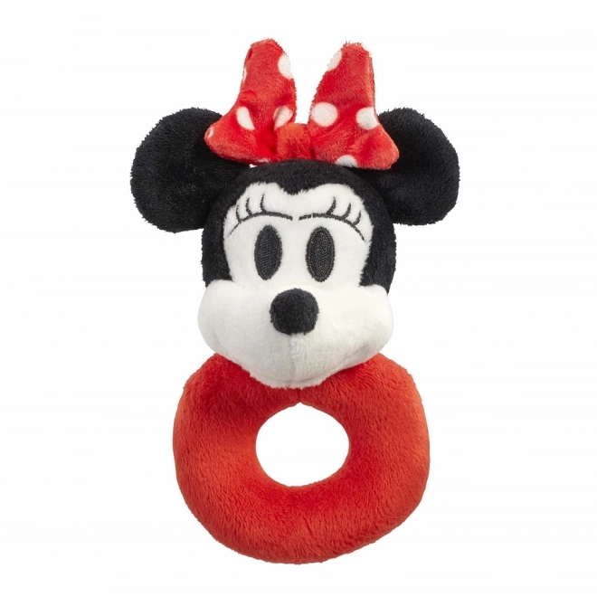 Plush Baby Rattle Minnie Mouse