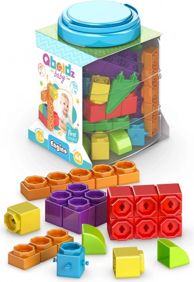 Engino Baby Qboidz – mes premiers pas, 44 pièces