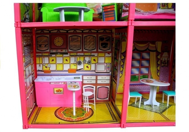 Large Dollhouse Villa with Furniture