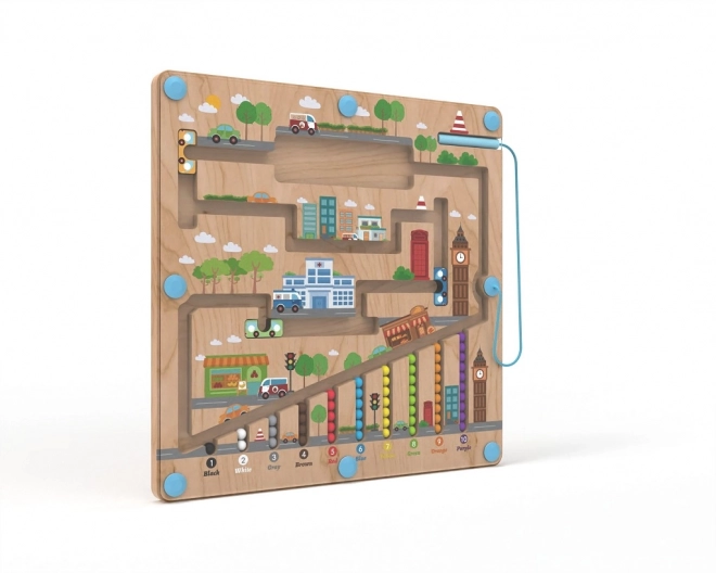 Magnetic City Play Board for Kids