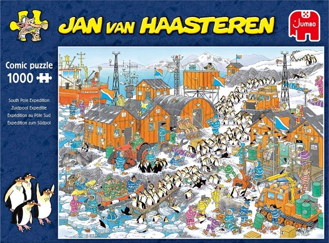 Jigsaw Puzzle Antarctic Expedition by Jan van Haasteren