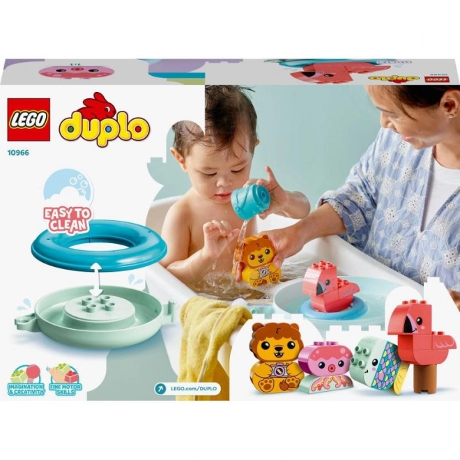 Duplo Bath Time Fun: Floating Island with Animals