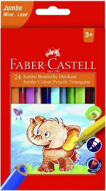 Faber-Castell Jumbo Colored Pencils Set