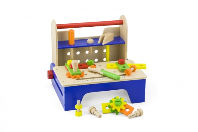 Wooden Tool Set with Screws for Kids